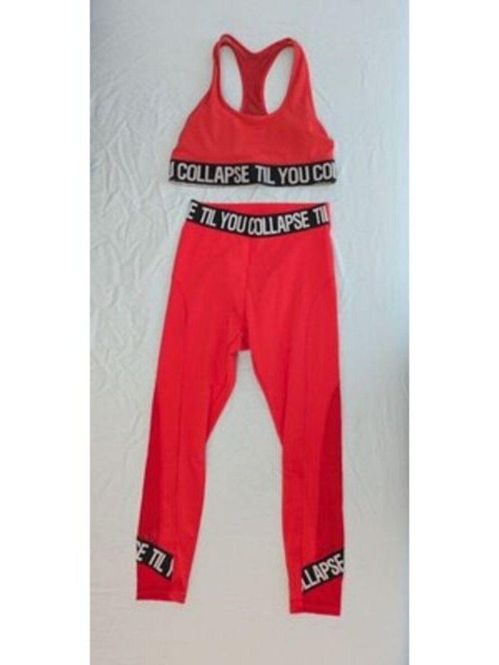 Til You Collapse set L -Leggings and Sports bra / Born Primative Sports Bra L